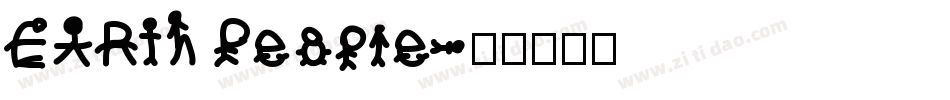 EARth People字体转换
